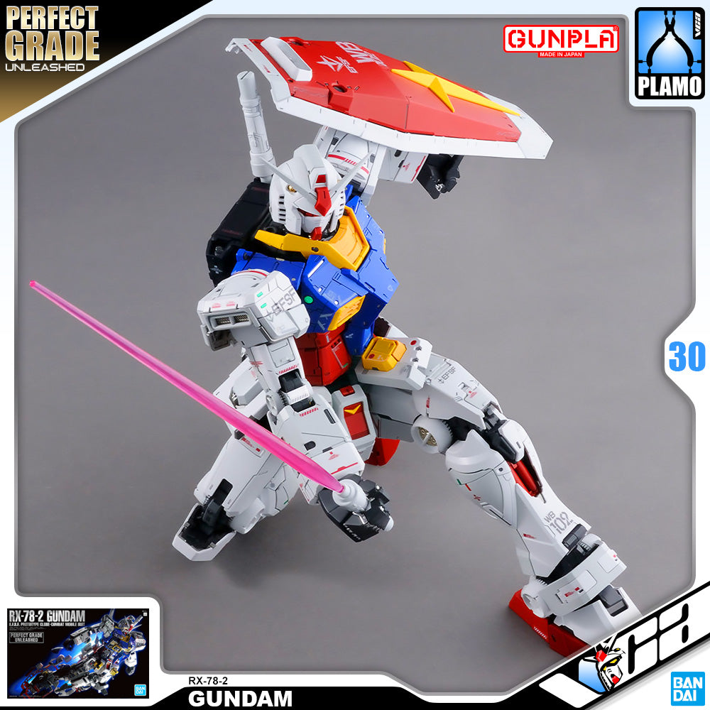 Bandai Gunpla Perfect Grade UNLEASHED PGU RX-78-2 GUNDAM PLASTIC MODEL ACTION TOY VCA SINGAPORE Bandai Gunpla Perfect Grade UNLEASHED PGU RX-78-2 GUNDAM PLASTIC MODEL ACTION TOY VCA SINGAPORE
