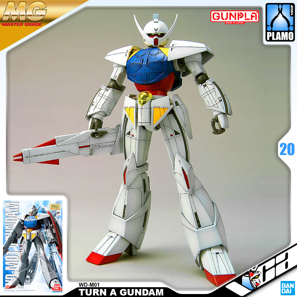 Bandai Gunpla Master Grade 1/100 MG TURN A Gundam Plastic Model Toy VCA Singapore Bandai Gunpla Master Grade 1/100 MG TURN A Gundam Plastic Model Toy VCA Singapore