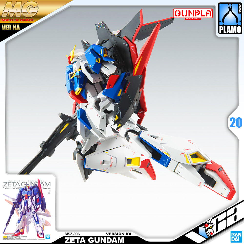 Bandai Gunpla Master Grade 1/100 MG Zeta Gundam Ver Ka Plastic Model Action Toy Kit VCA Singapore Bandai Gunpla Master Grade 1/100 MG Zeta Gundam Ver Ka Plastic Model Action Toy Kit VCA Singapore