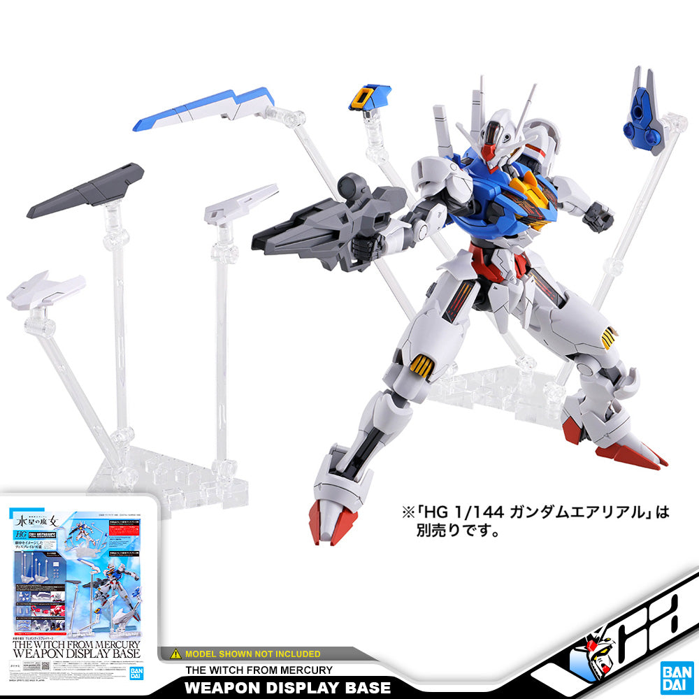 Bandai Gunpla The Witch From Mercury Weapon Display Base Gundam Display Stand Holder Base VCA Singapore Bandai Gunpla The Witch From Mercury Weapon Display Base Gundam Display Stand Holder Base VCA Singapore