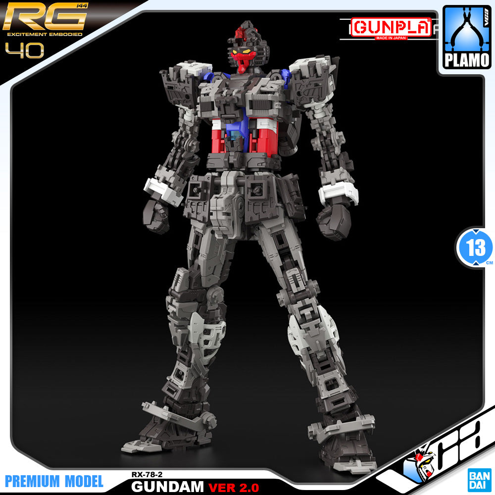 Bandai Gunpla Real Grade 1/144 RG RX-78-2 Gundam Ver 2.0 Plastic Model Action Figure Toy VCA Singapore Bandai Gunpla Real Grade 1/144 RG RX-78-2 Gundam Ver 2.0 Plastic Model Action Figure Toy VCA Singapore