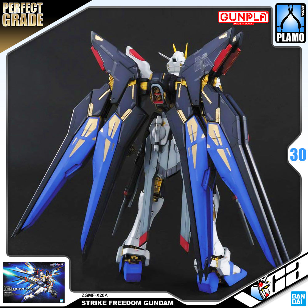 Bandai Gunpla Perfect Grade 1/60 PG ZGMF-X20A Strike Freedom Gundam Big Plastic Model Toy VCA Singapore Bandai Gunpla Perfect Grade 1/60 PG ZGMF-X20A Strike Freedom Gundam Big Plastic Model Toy VCA Singapore