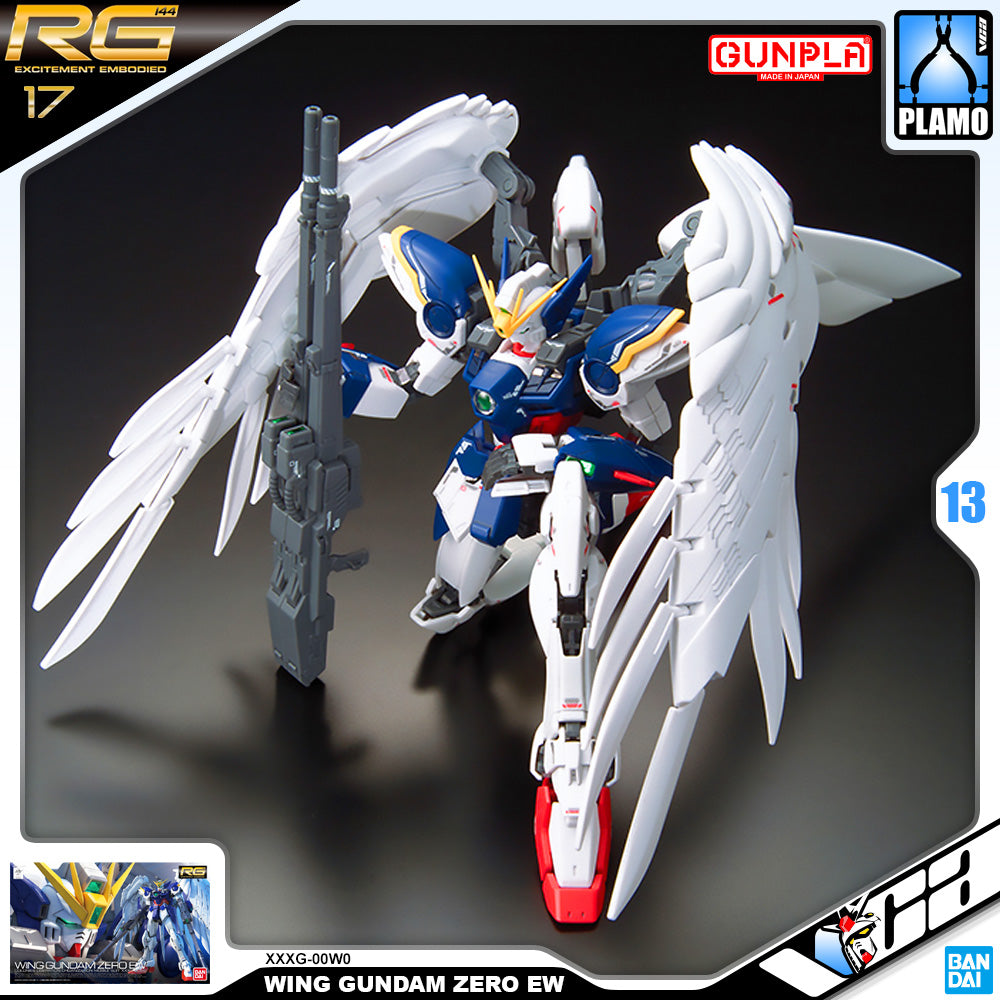 Bandai Real Grade RG Wing Gundam Zero EW Plastsic Model Action Toy VCA Singapore Bandai Real Grade RG Wing Gundam Zero EW Plastsic Model Action Toy VCA Singapore