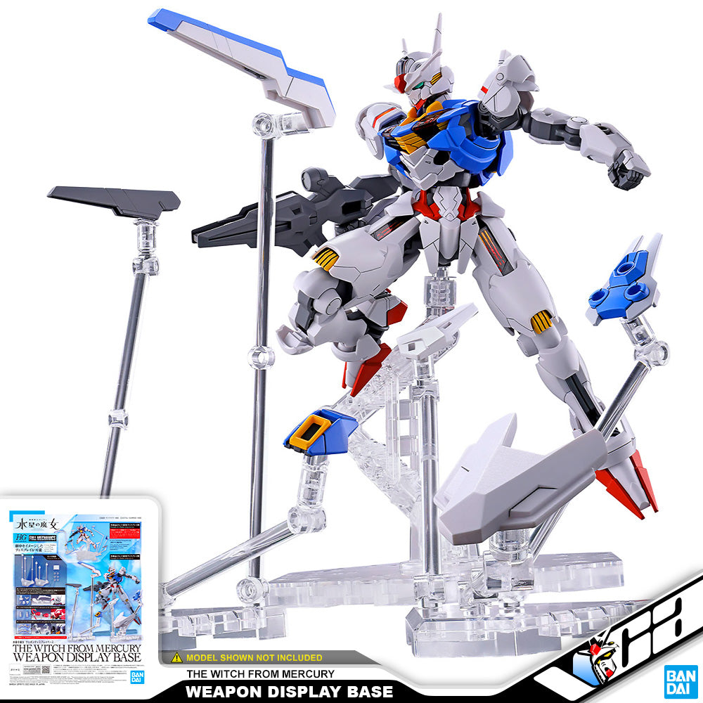 Bandai Gunpla The Witch From Mercury Weapon Display Base Gundam Display Stand Holder Base VCA Singapore Bandai Gunpla The Witch From Mercury Weapon Display Base Gundam Display Stand Holder Base VCA Singapore