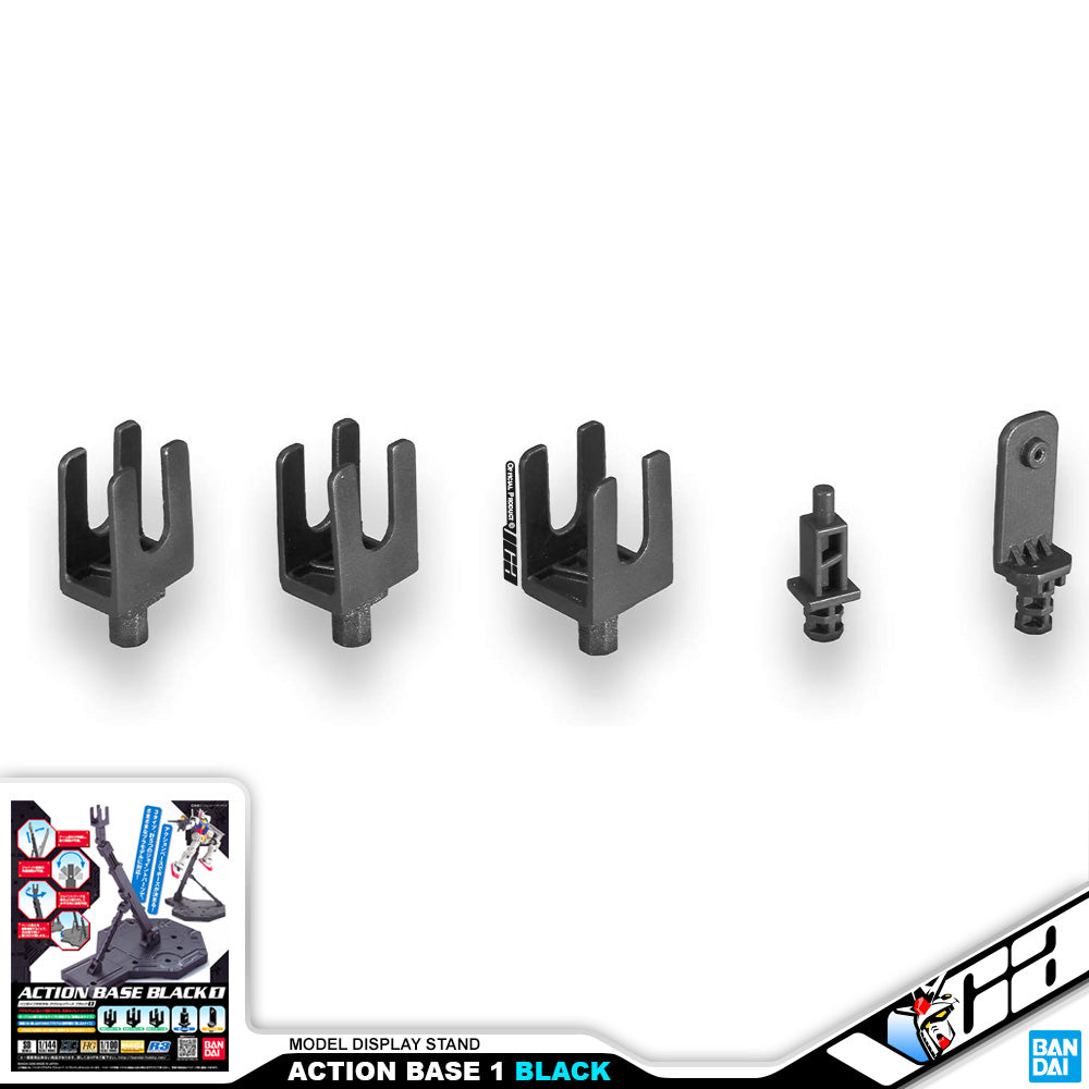 Bandai Action Base 1 Black Color for Gundam Gunpla Plastic Model Kit Bandai Action Base 1 Black Color for Gundam Gunpla Plastic Model Kit