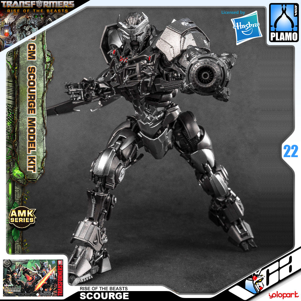 Yolopark AMK Scourge Transformers Rise of the Beasts Plastic Assemble Action Figure Toy VCA Singapore