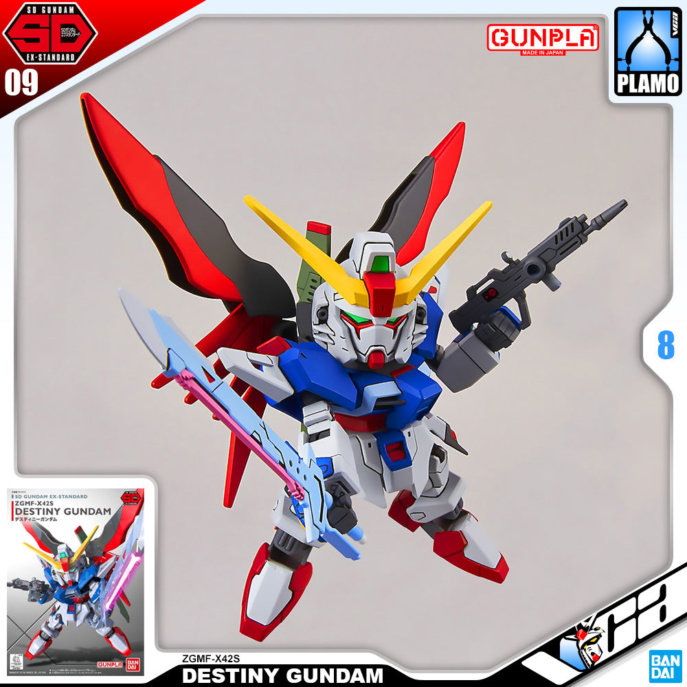 Bandai Gunpla SD Ex-Standard SDEX Destiny Gundam Plastic Model Action Figure Toy Kit VCA Singapore Bandai Gunpla SD Ex-Standard SDEX Destiny Gundam Plastic Model Action Figure Toy Kit VCA Singapore