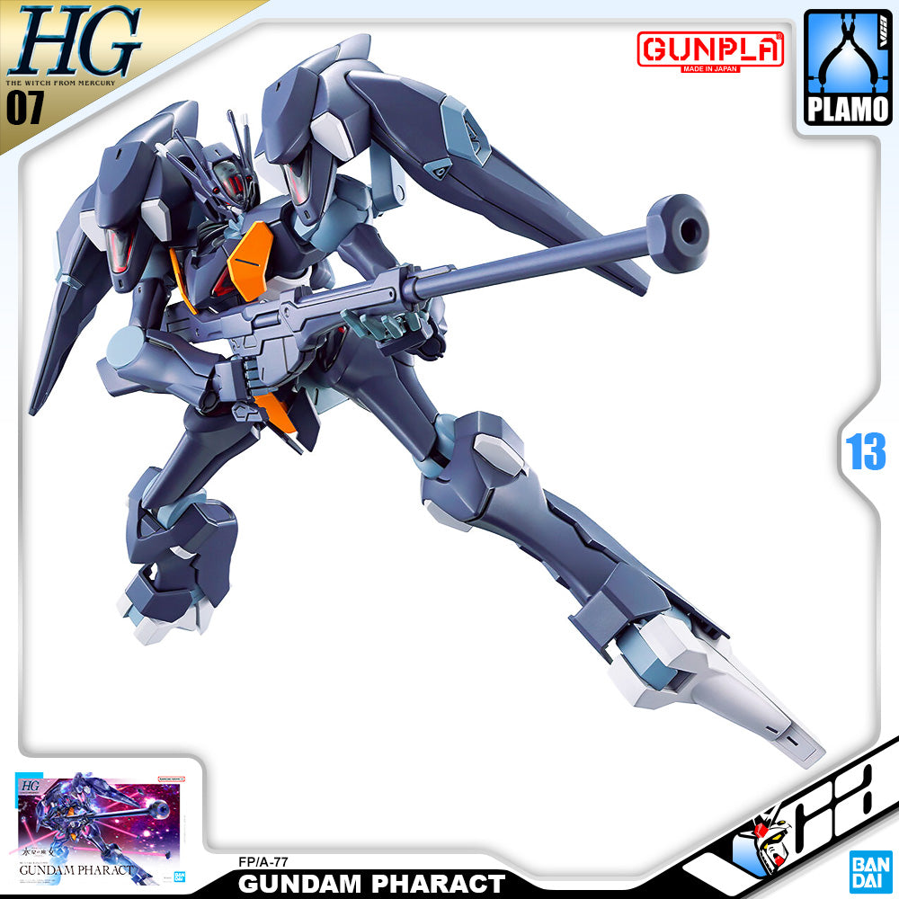 Bandai Gunpla High Grade The Witch From Mercury 1/144 HG Gundam Pharact Plastic Model Action Toy VCA Singapore Bandai Gunpla High Grade The Witch From Mercury 1/144 HG Gundam Pharact Plastic Model Action Toy VCA Singapore