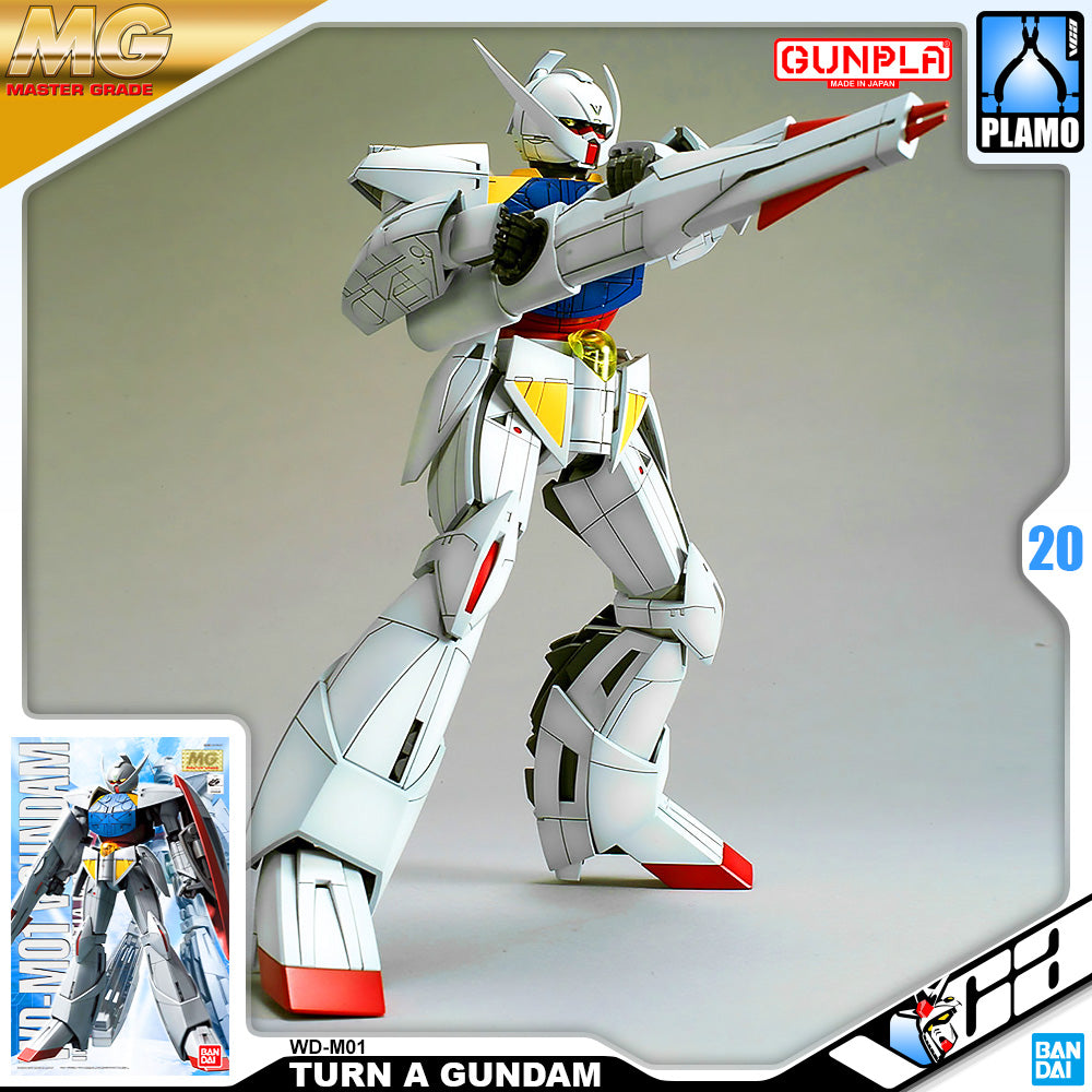 Bandai Gunpla Master Grade 1/100 MG TURN A Gundam Plastic Model Toy VCA Singapore Bandai Gunpla Master Grade 1/100 MG TURN A Gundam Plastic Model Toy VCA Singapore