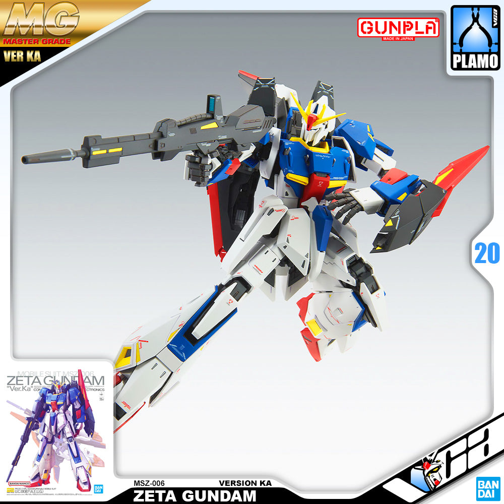 Bandai Gunpla Master Grade 1/100 MG Zeta Gundam Ver Ka Plastic Model Action Toy Kit VCA Singapore Bandai Gunpla Master Grade 1/100 MG Zeta Gundam Ver Ka Plastic Model Action Toy Kit VCA Singapore