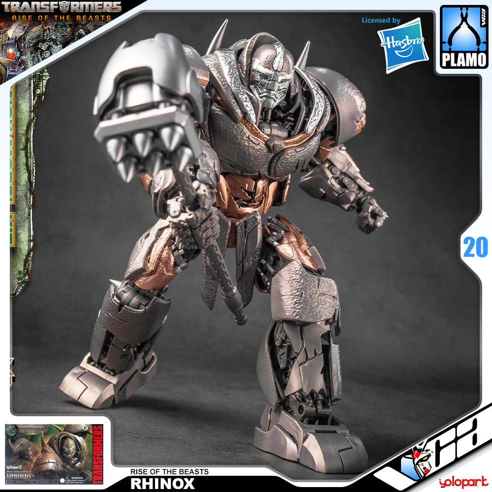 Yolopark AMK Rhinox Transformers Rise of the Beasts Plastic Assemble Action Figure Toy VCA Singapore