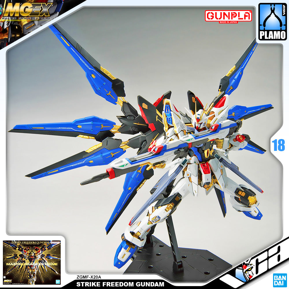 Bandai Gunpla Master Grade Extreme MGEX Strike Freedom Gundam Plastic Model Action Toy VCA Singapore Bandai Gunpla Master Grade Extreme MGEX Strike Freedom Gundam Plastic Model Action Toy VCA Singapore