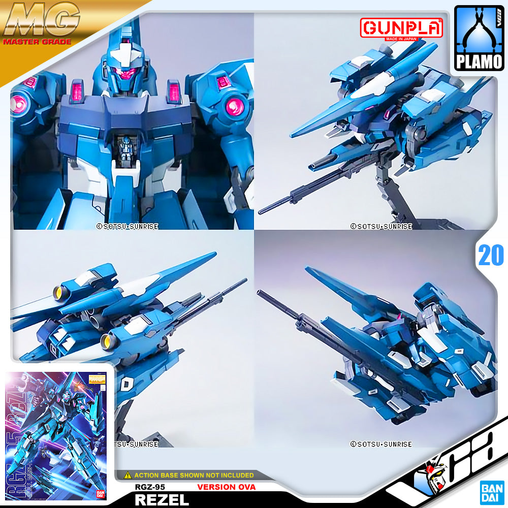 Bandai Gunpla Master Grade MG RGZ-95 REZEL VER OVA VCA Gundam Singapore Bandai Gunpla Master Grade MG RGZ-95 REZEL VER OVA VCA Gundam Singapore