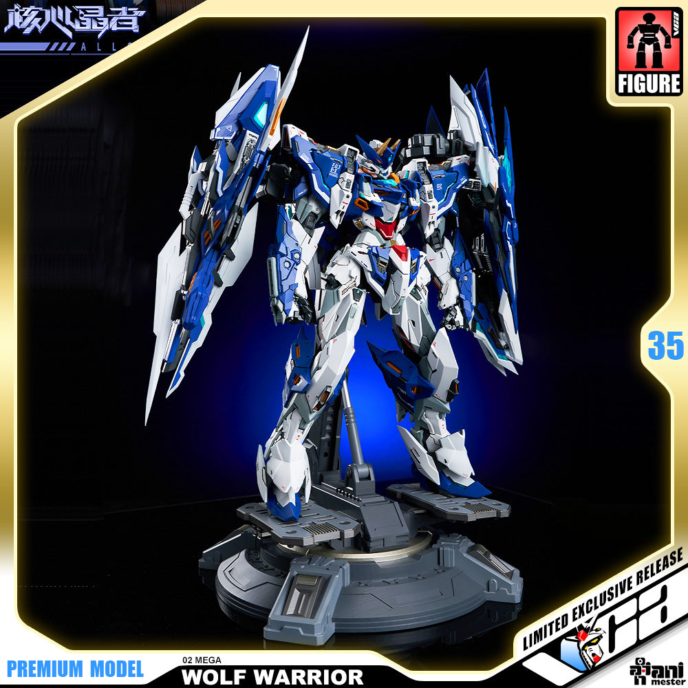 Animester Metal Alloy Structured 1/72 Crystal Envoy Unit 02 Walf Warrior Mega Mode Action Figure VCA Gundam Singapore Animester Metal Alloy Structured 1/72 Crystal Envoy Unit 02 Walf Warrior Mega Mode Action Figure VCA Gundam Singapore