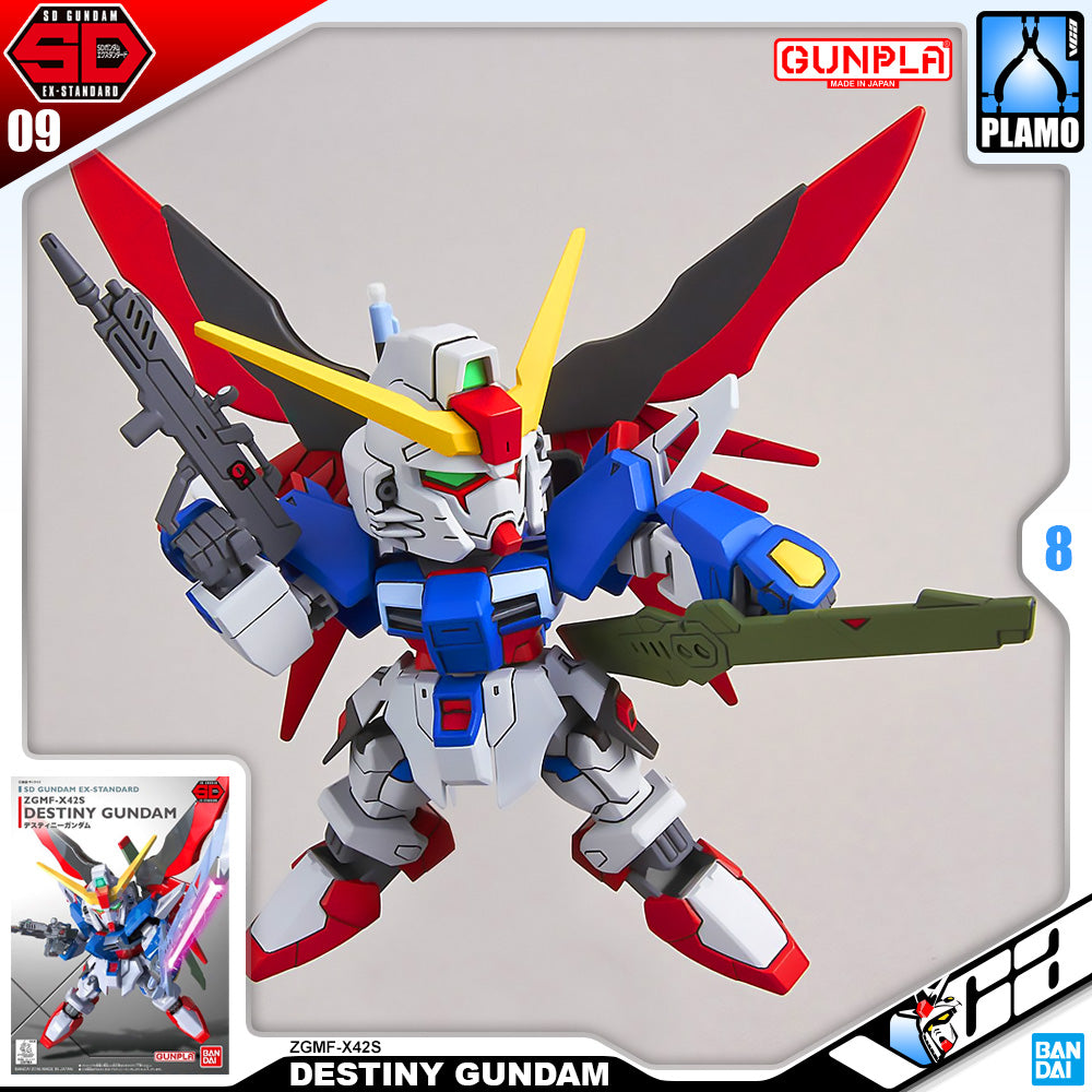 Bandai Gunpla SD Ex-Standard SDEX Destiny Gundam Plastic Model Action Figure Toy Kit VCA Singapore Bandai Gunpla SD Ex-Standard SDEX Destiny Gundam Plastic Model Action Figure Toy Kit VCA Singapore