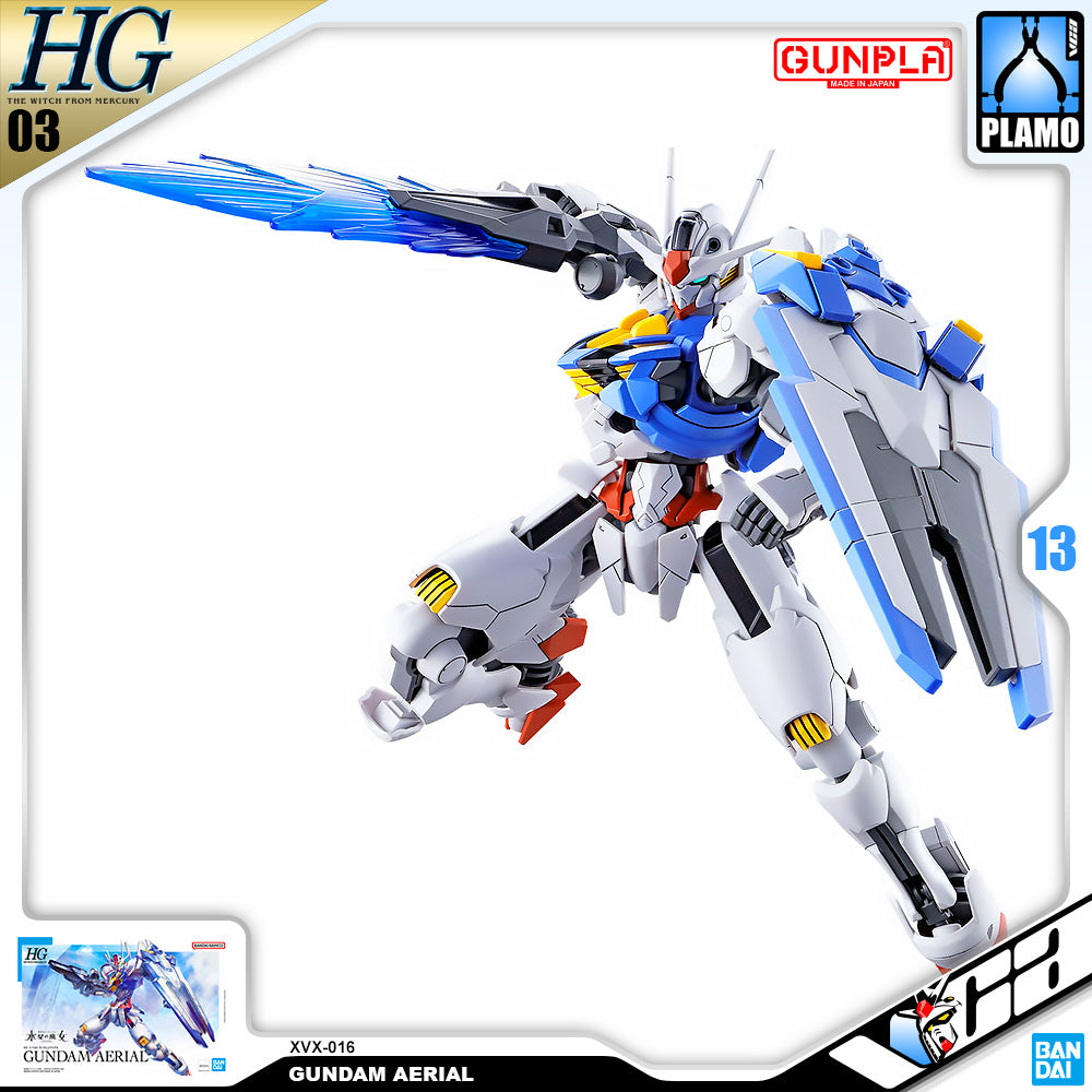 Bandai Gunpla High Grade The Witch From Mercury HG XVX-016 GUNDAM AERIAL Bandai Gunpla High Grade The Witch From Mercury HG XVX-016 GUNDAM AERIAL