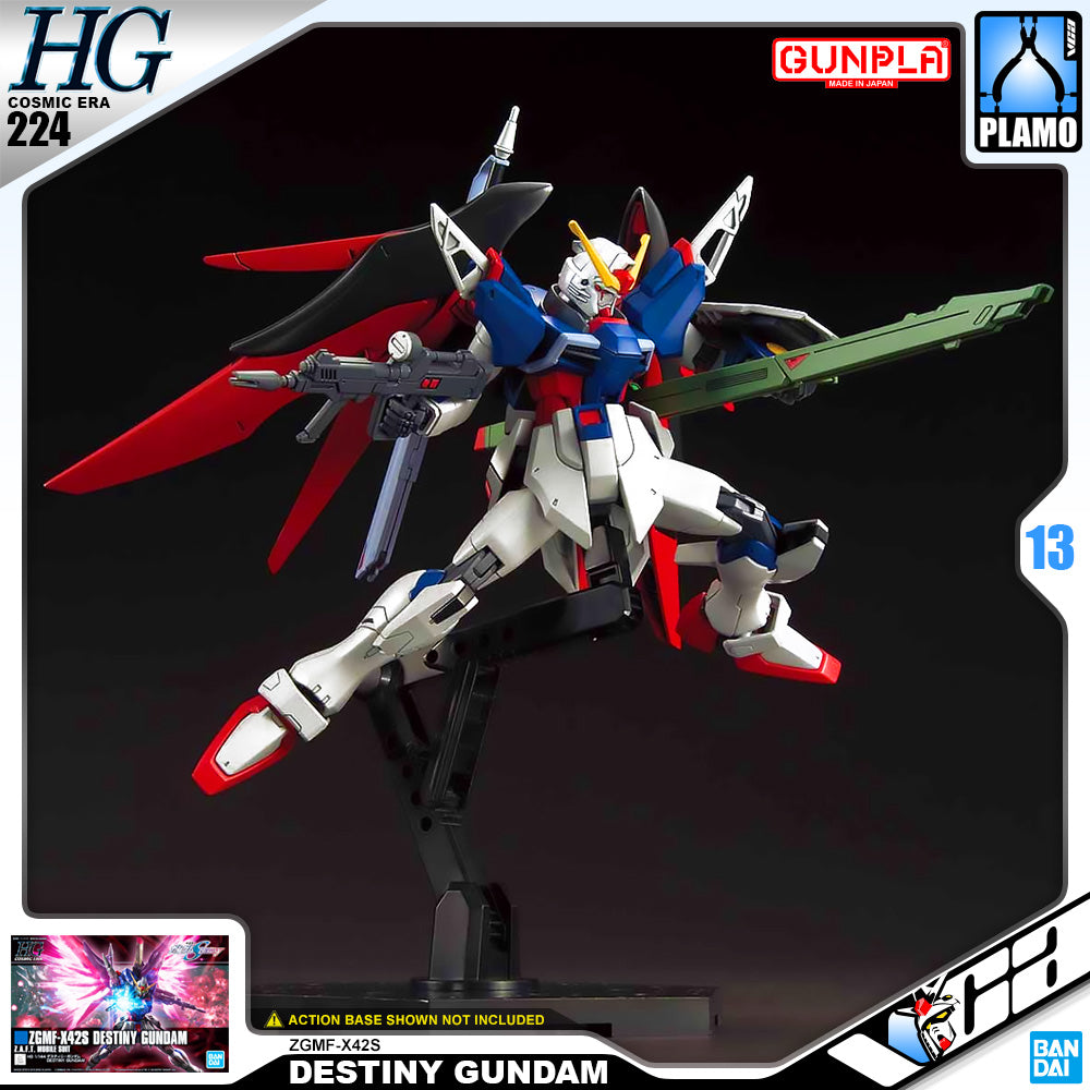 Bandai Gunpla High Grade Cosmic Era HGCE 1/144 HG Destiny Gundam Plastic Model Toy VCA Singapore Bandai Gunpla High Grade Cosmic Era HGCE 1/144 HG Destiny Gundam Plastic Model Toy VCA Singapore
