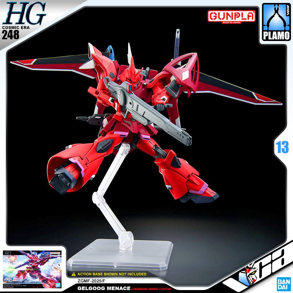 Bandai Gunpla High Grade Cosmic Era HG Gelgoog Menance Plastic Model Action Toy VCA Gundam Singapore
