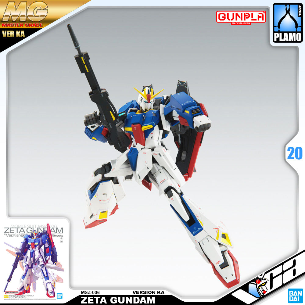 Bandai Gunpla Master Grade 1/100 MG Zeta Gundam Ver Ka Plastic Model Action Toy Kit VCA Singapore Bandai Gunpla Master Grade 1/100 MG Zeta Gundam Ver Ka Plastic Model Action Toy Kit VCA Singapore