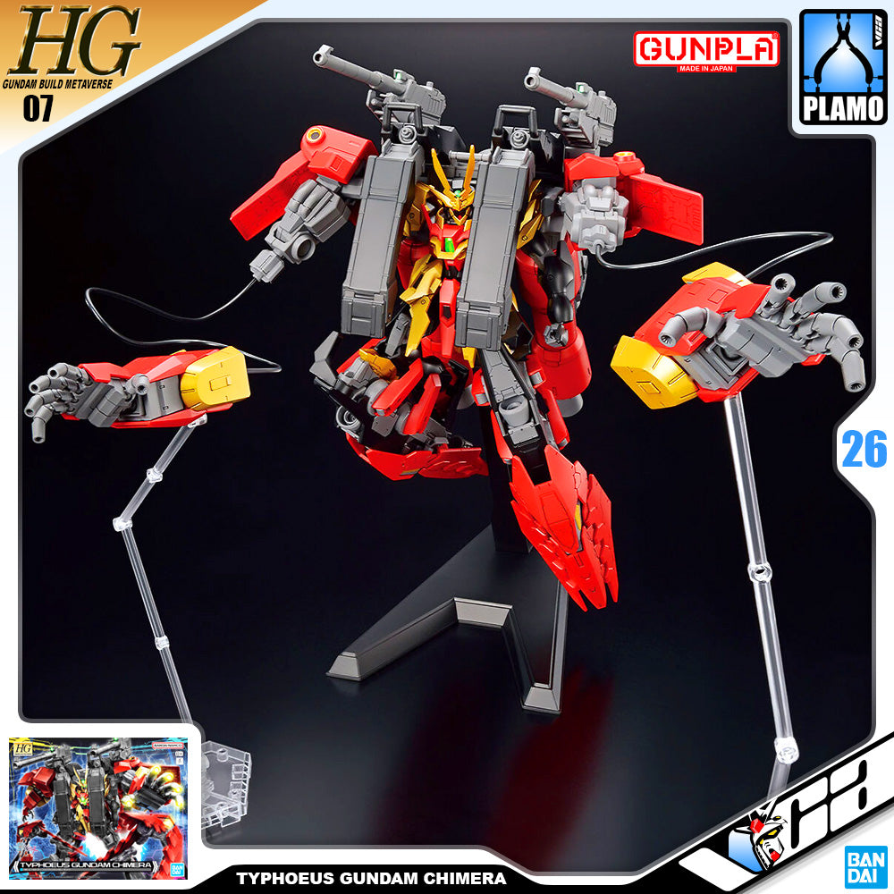 Bandai High Grade Build Metaverse HG Typhoeus Gundam Chimera Plastic Model Action Toy Kit VCA Singapore Bandai High Grade Build Metaverse HG Typhoeus Gundam Chimera Plastic Model Action Toy Kit VCA Singapore