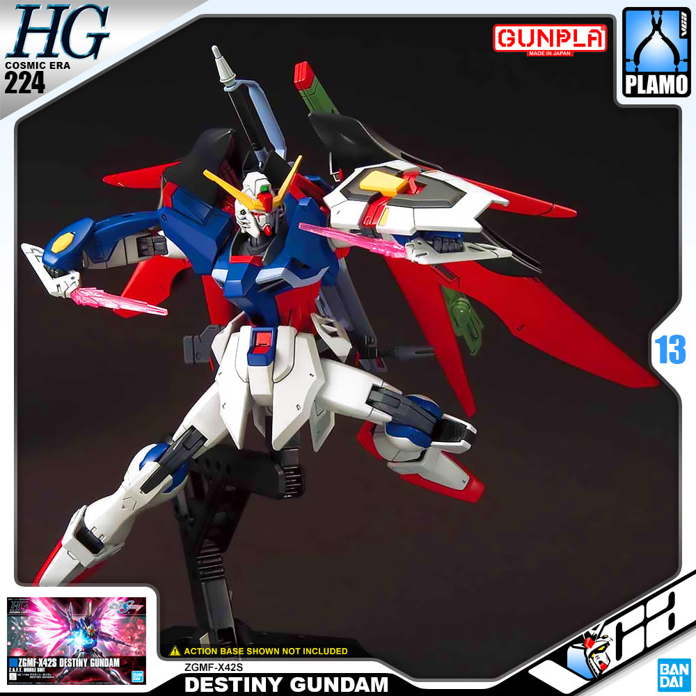 Bandai Gunpla High Grade Cosmic Era HGCE 1/144 HG Destiny Gundam Plastic Model Toy VCA Singapore Bandai Gunpla High Grade Cosmic Era HGCE 1/144 HG Destiny Gundam Plastic Model Toy VCA Singapore