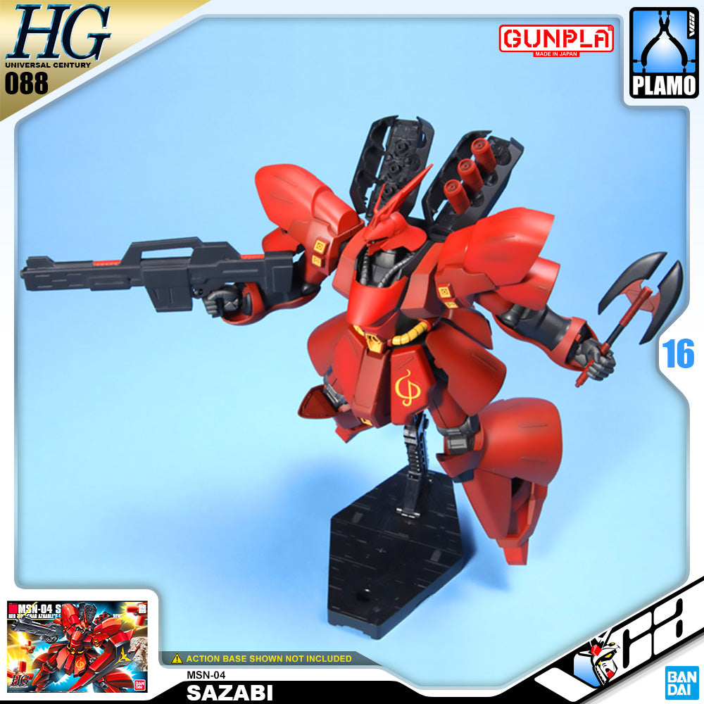 Bandai Gunpla High Grade Universal Century HGUC MSN-04 Sazabi Plastic Model Kit VCA Gundam Singapore Bandai Gunpla High Grade Universal Century HGUC MSN-04 Sazabi Plastic Model Kit VCA Gundam Singapore