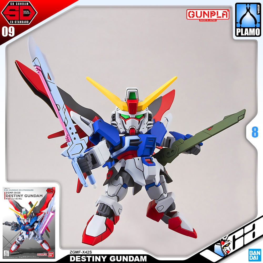 Bandai Gunpla SD Ex-Standard SDEX Destiny Gundam Plastic Model Action Figure Toy Kit VCA Singapore Bandai Gunpla SD Ex-Standard SDEX Destiny Gundam Plastic Model Action Figure Toy Kit VCA Singapore