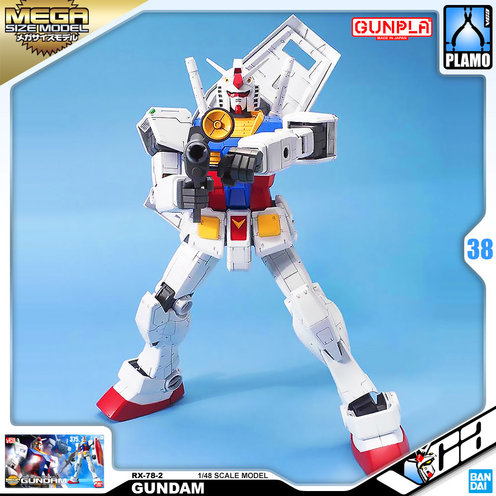 Bandai Gunpla Mega Size 1/48 RX-78-2 Gundam Plastic Model Action Toy Kit VCA Singapore Bandai Gunpla Mega Size 1/48 RX-78-2 Gundam Plastic Model Action Toy Kit VCA Singapore