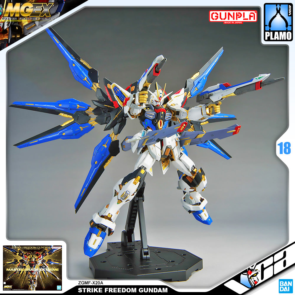 Bandai Gunpla Master Grade Extreme MGEX Strike Freedom Gundam Plastic Model Action Toy VCA Singapore Bandai Gunpla Master Grade Extreme MGEX Strike Freedom Gundam Plastic Model Action Toy VCA Singapore