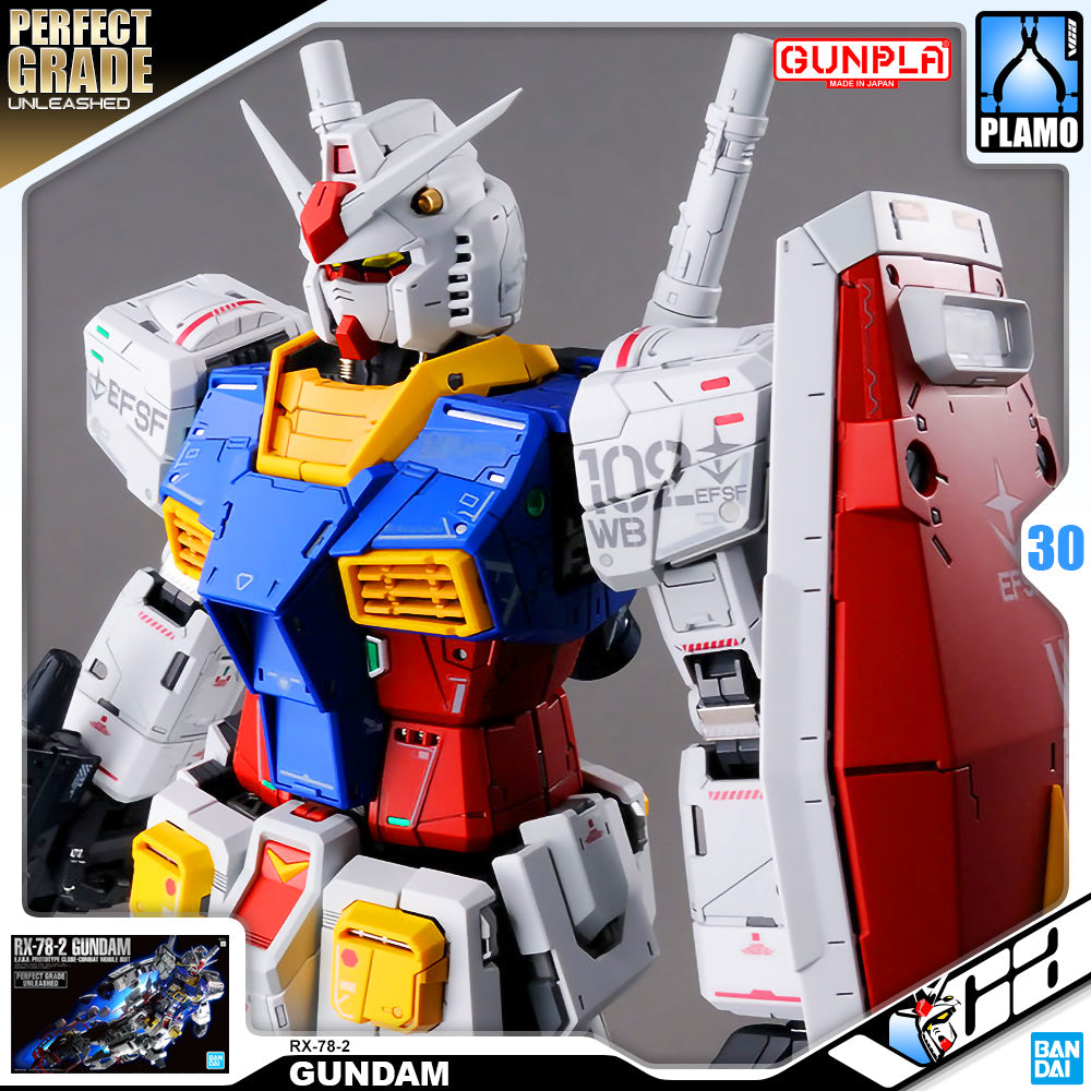 Bandai Gunpla Perfect Grade UNLEASHED PGU RX-78-2 GUNDAM PLASTIC MODEL ACTION TOY VCA SINGAPORE