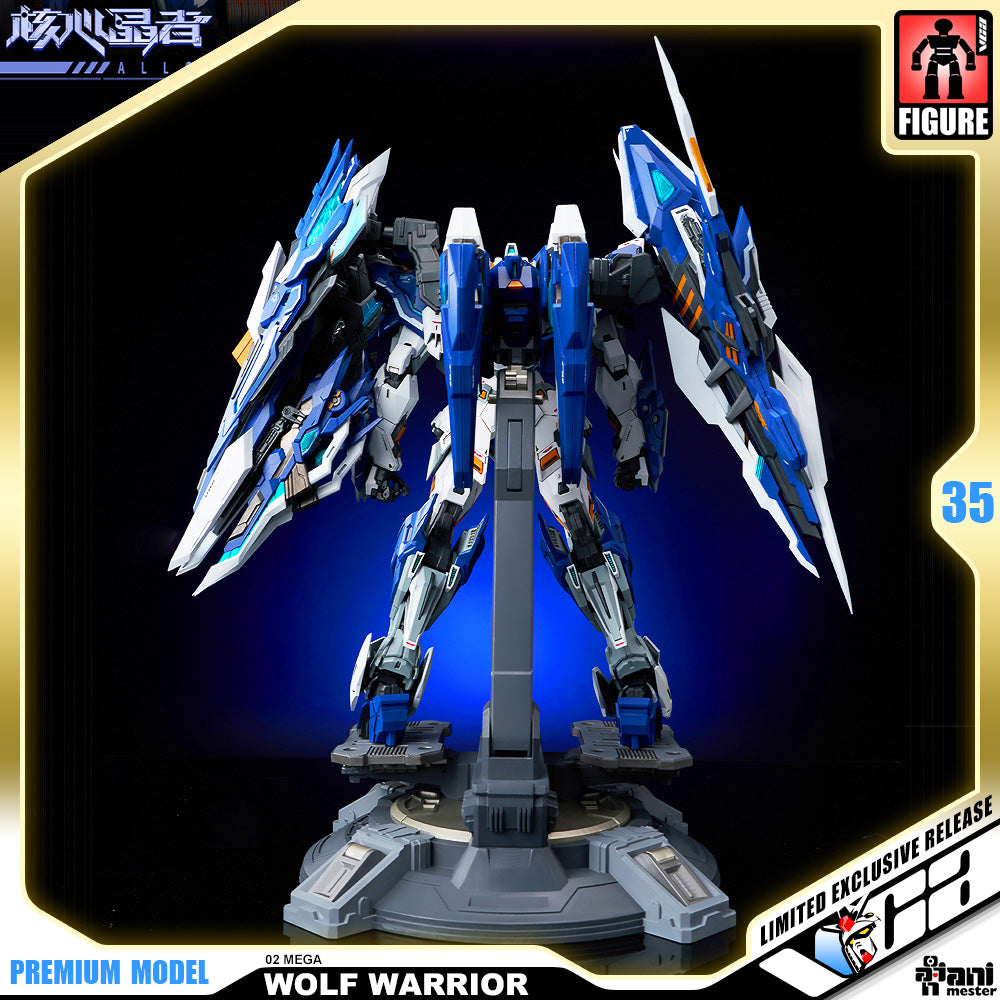 Animester Metal Alloy Structured 1/72 Crystal Envoy Unit 02 Walf Warrior Mega Mode Action Figure VCA Gundam Singapore