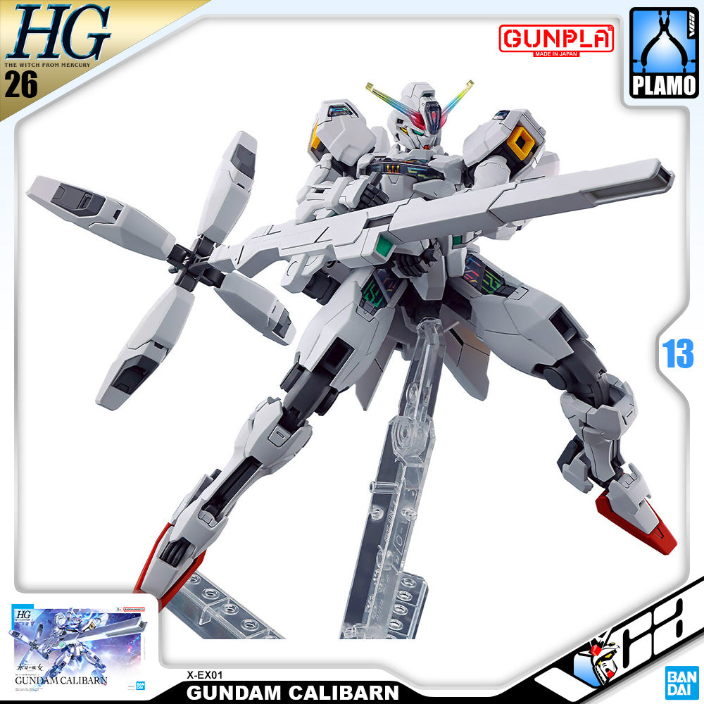 Bandai Gunpla High Grade HG Gundam Calibarn Plastic Model Action Toy VCA Singapore Bandai Gunpla High Grade HG Gundam Calibarn Plastic Model Action Toy VCA Singapore