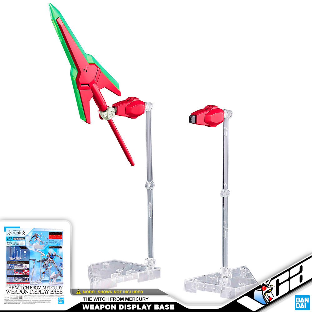 Bandai Gunpla The Witch From Mercury Weapon Display Base Gundam Display Stand Holder Base VCA Singapore Bandai Gunpla The Witch From Mercury Weapon Display Base Gundam Display Stand Holder Base VCA Singapore