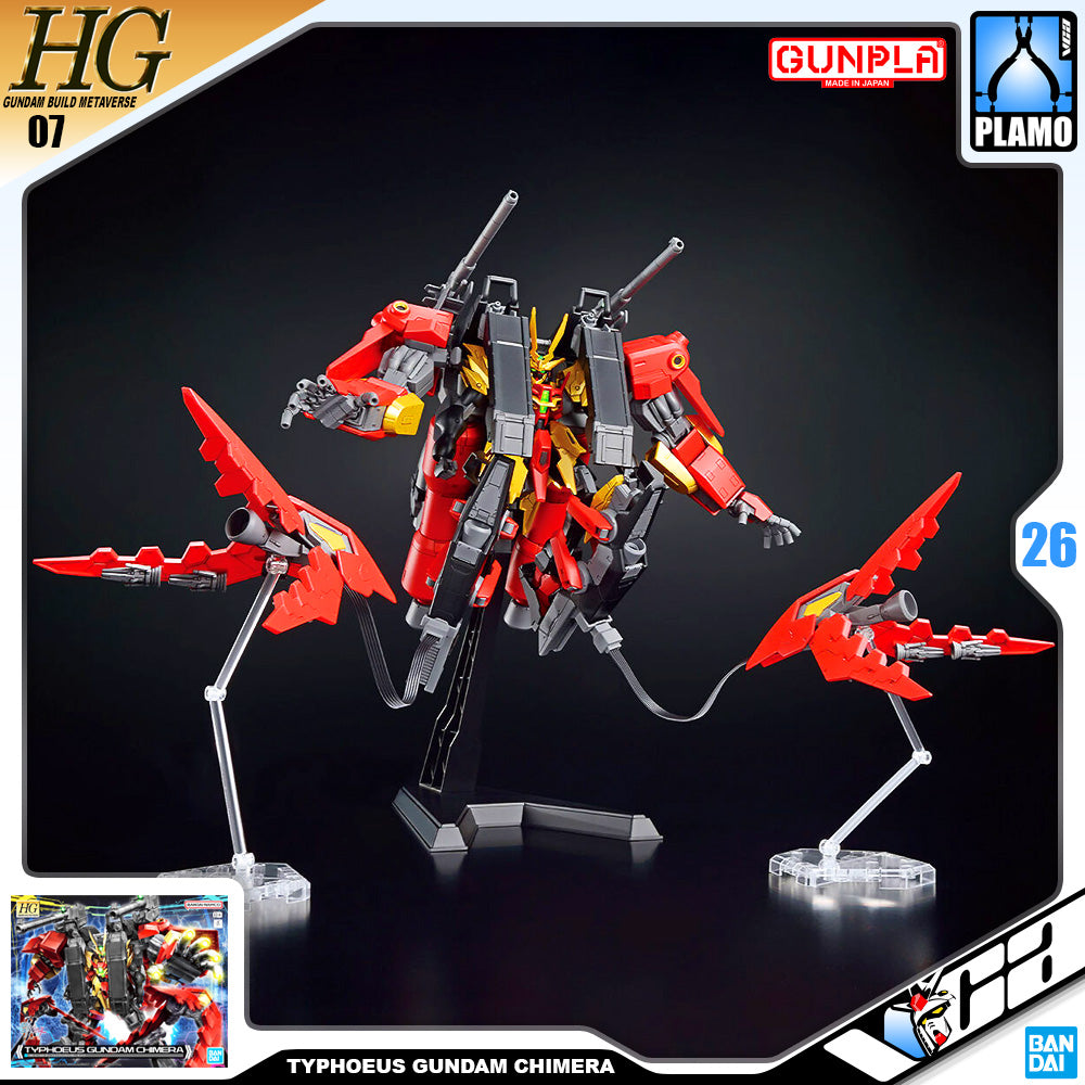 Bandai High Grade Build Metaverse HG Typhoeus Gundam Chimera Plastic Model Action Toy Kit VCA Singapore Bandai High Grade Build Metaverse HG Typhoeus Gundam Chimera Plastic Model Action Toy Kit VCA Singapore