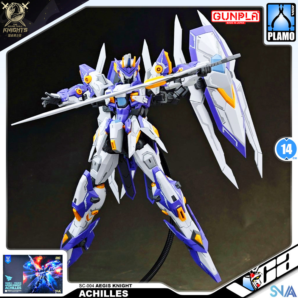 SNAA SC-004 Aegis Knight Achilles Real Grade RG Plastic Model Action Figure Toy Kit VCA Gundam Singapore SNAA SC-004 Aegis Knight Achilles Real Grade RG Plastic Model Action Figure Toy Kit VCA Gundam Singapore