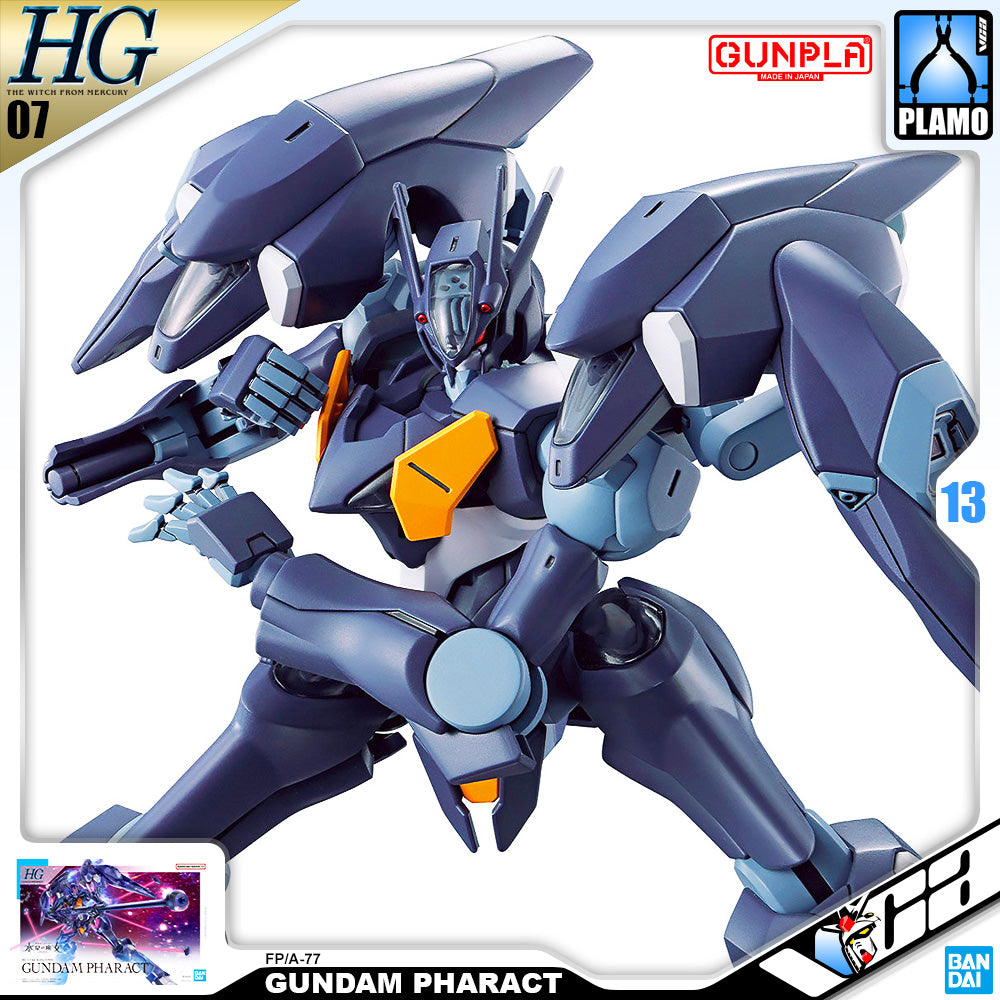 Bandai Gunpla High Grade The Witch From Mercury 1/144 HG Gundam Pharact Plastic Model Action Toy VCA Singapore