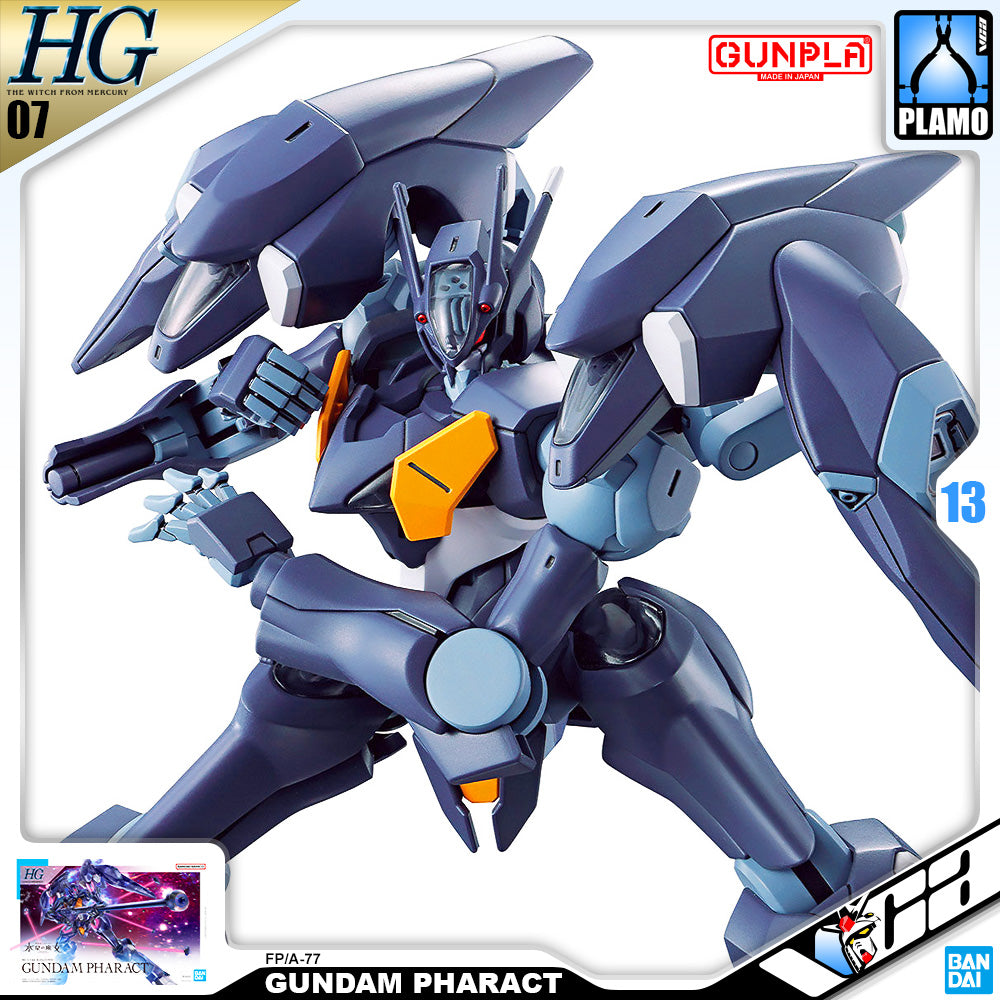 Bandai Gunpla High Grade The Witch From Mercury 1/144 HG Gundam Pharact Plastic Model Action Toy VCA Singapore Bandai Gunpla High Grade The Witch From Mercury 1/144 HG Gundam Pharact Plastic Model Action Toy VCA Singapore