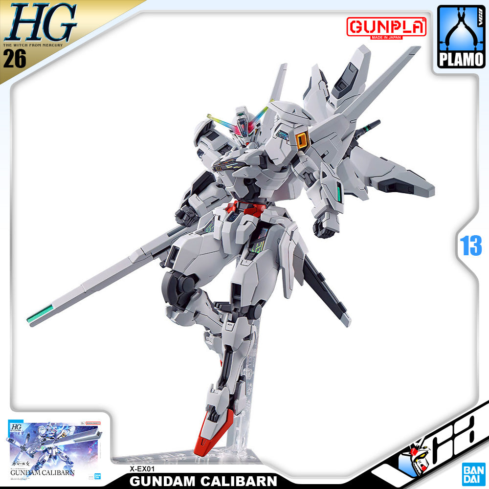 Bandai Gunpla High Grade HG Gundam Calibarn Plastic Model Action Toy VCA Singapore Bandai Gunpla High Grade HG Gundam Calibarn Plastic Model Action Toy VCA Singapore