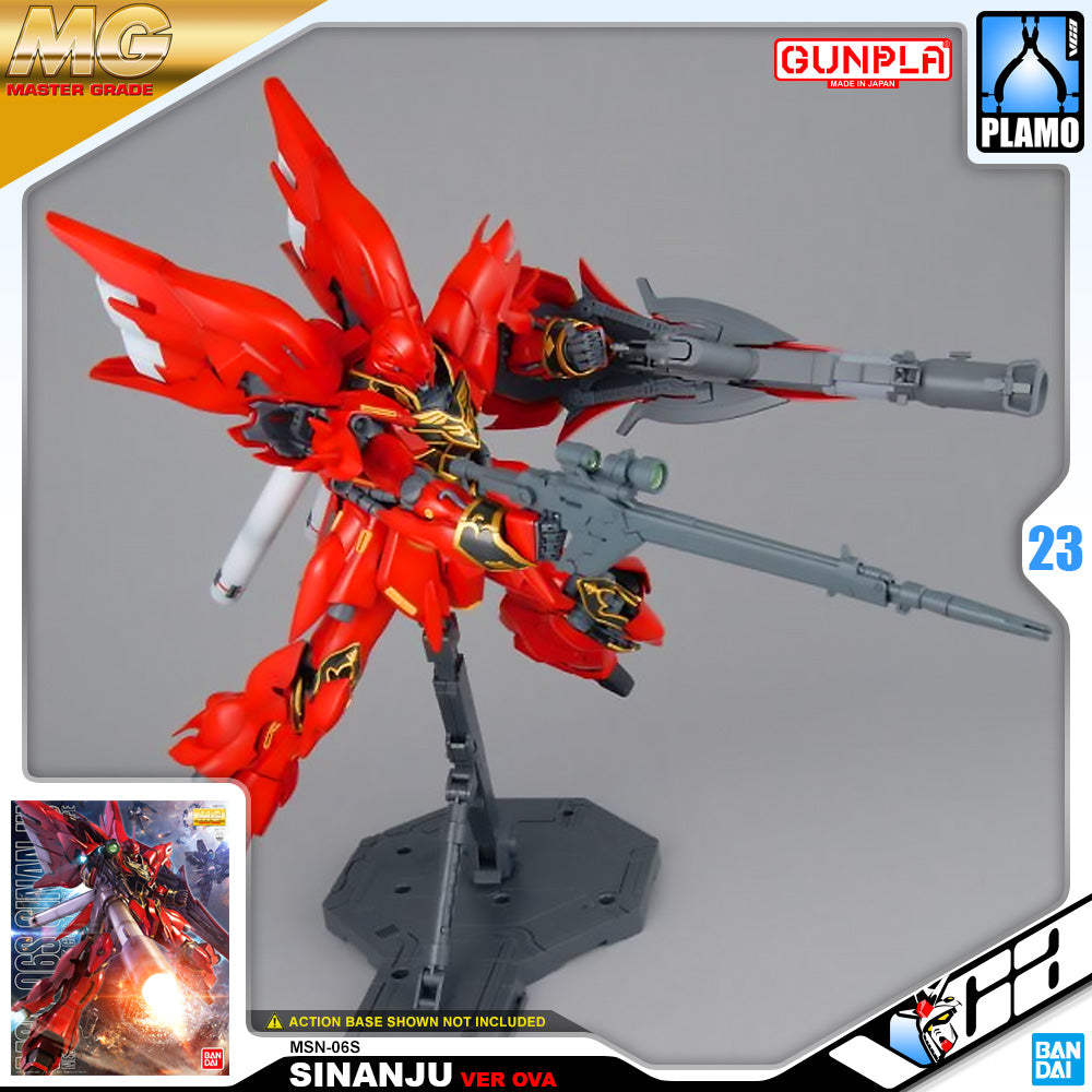 Bandai Gunpla Master Grade 1/100 MG MSN-06S SINANJU Ver OVA Plastic Model Toy VCA Gundam Singapore Bandai Gunpla Master Grade 1/100 MG MSN-06S SINANJU Ver OVA Plastic Model Toy VCA Gundam Singapore