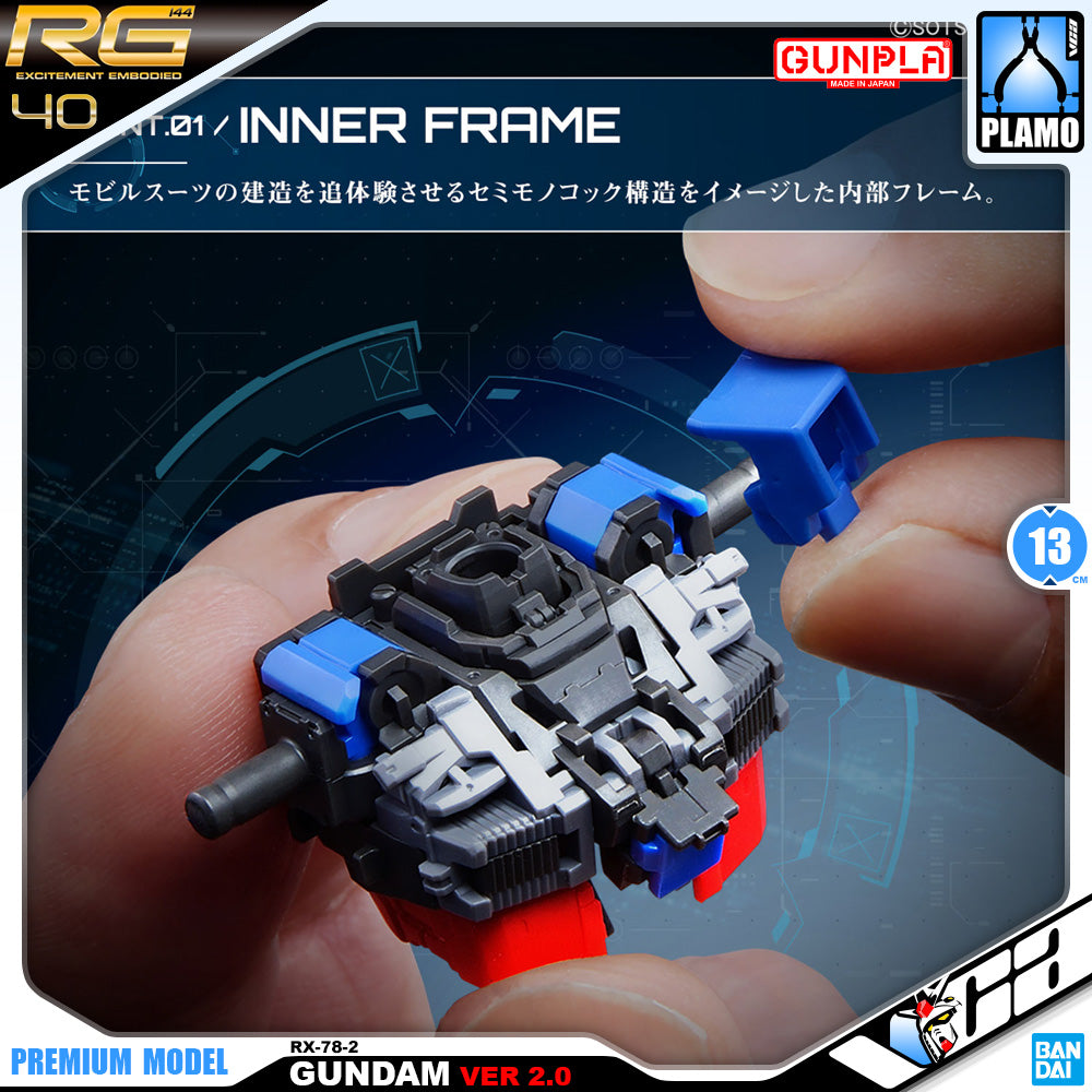 Bandai Gunpla Real Grade 1/144 RG RX-78-2 Gundam Ver 2.0 Plastic Model Action Figure Toy VCA Singapore Bandai Gunpla Real Grade 1/144 RG RX-78-2 Gundam Ver 2.0 Plastic Model Action Figure Toy VCA Singapore