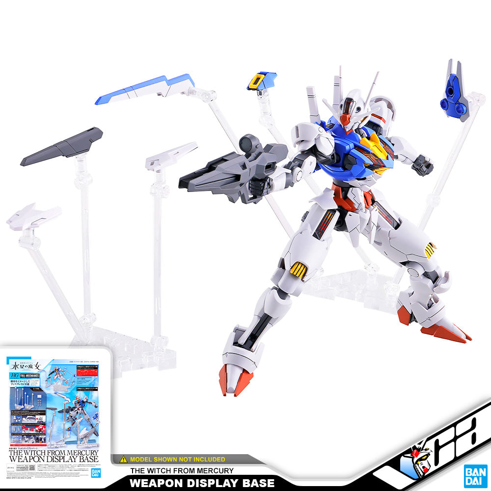 Bandai Gunpla The Witch From Mercury Weapon Display Base Gundam Display Stand Holder Base VCA Singapore Bandai Gunpla The Witch From Mercury Weapon Display Base Gundam Display Stand Holder Base VCA Singapore