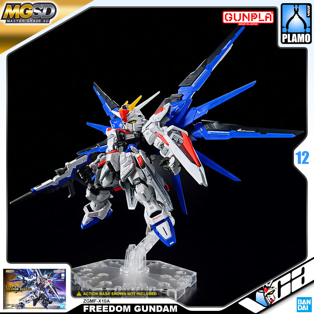 Bandai Gunpla Master Grade SD MGSD ZGMF-X10A Freedom Gundam Plastic Model Action Toy VCA Singapore Bandai Gunpla Master Grade SD MGSD ZGMF-X10A Freedom Gundam Plastic Model Action Toy VCA Singapore