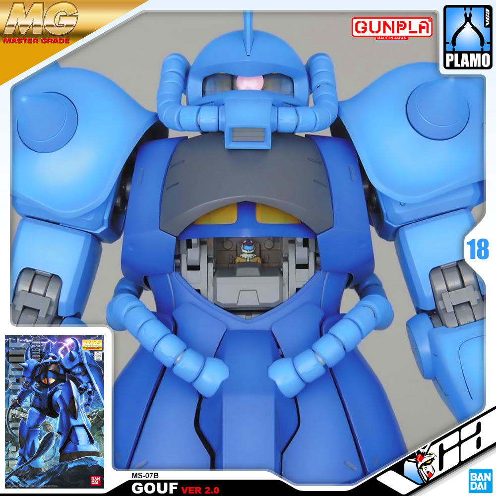 Bandai Gunpla Master Grade 1/100 MG MS-07B GOUF VER 2.0 VCA Gundam Singapore