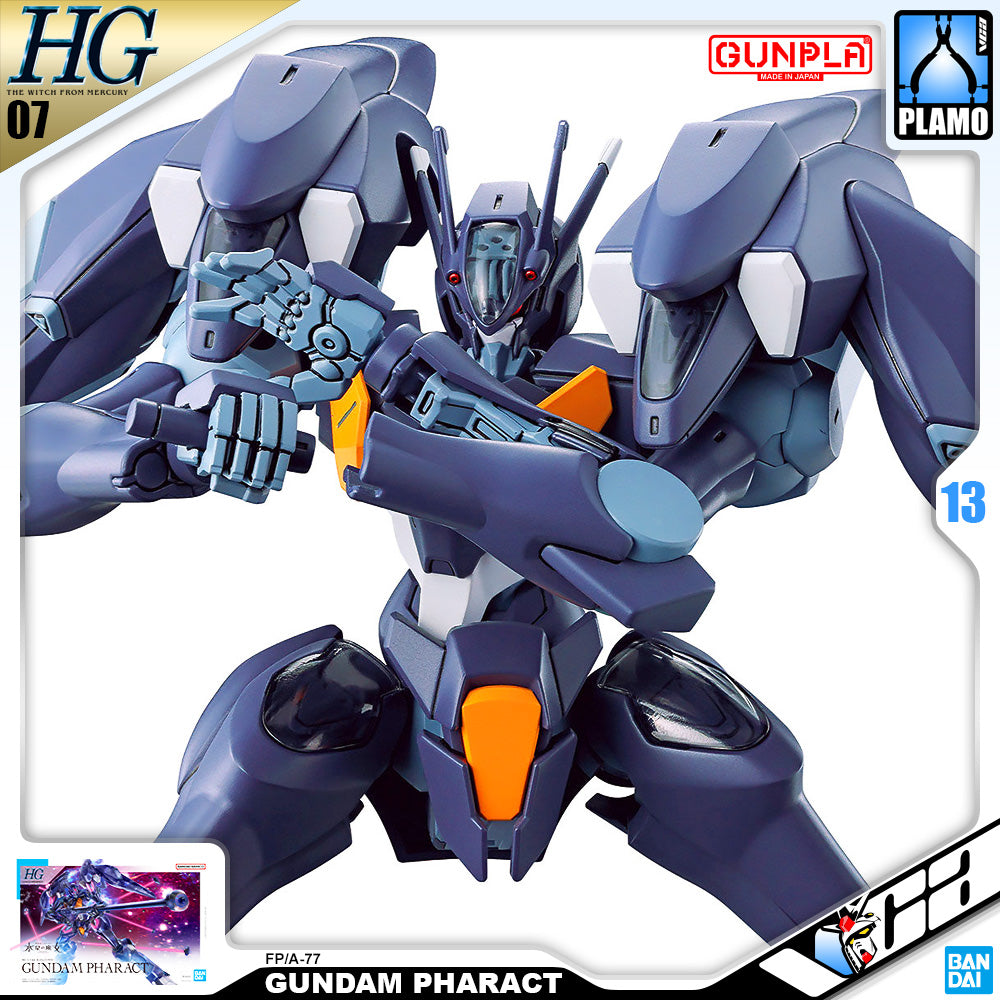 Bandai Gunpla High Grade The Witch From Mercury 1/144 HG Gundam Pharact Plastic Model Action Toy VCA Singapore Bandai Gunpla High Grade The Witch From Mercury 1/144 HG Gundam Pharact Plastic Model Action Toy VCA Singapore
