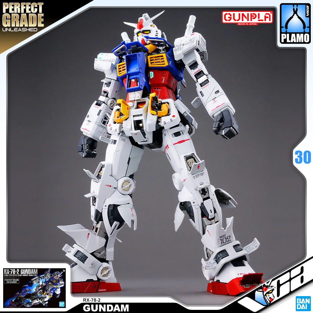 Bandai Gunpla Perfect Grade UNLEASHED PGU RX-78-2 GUNDAM PLASTIC MODEL ACTION TOY VCA SINGAPORE