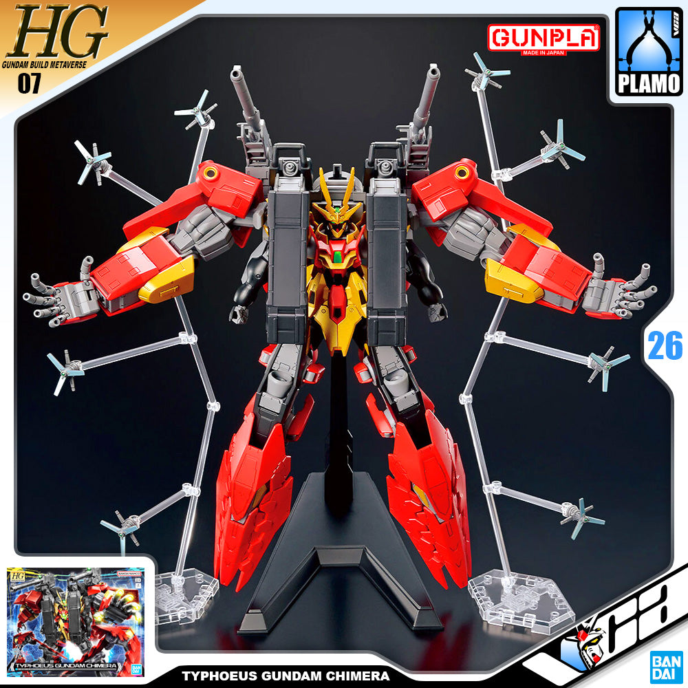 Bandai High Grade Build Metaverse HG Typhoeus Gundam Chimera Plastic Model Action Toy Kit VCA Singapore Bandai High Grade Build Metaverse HG Typhoeus Gundam Chimera Plastic Model Action Toy Kit VCA Singapore