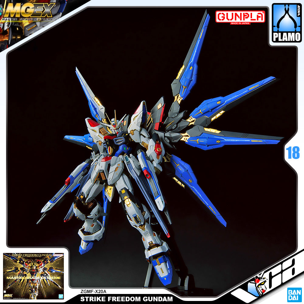 Bandai Gunpla Master Grade Extreme MGEX Strike Freedom Gundam Plastic Model Action Toy VCA Singapore Bandai Gunpla Master Grade Extreme MGEX Strike Freedom Gundam Plastic Model Action Toy VCA Singapore