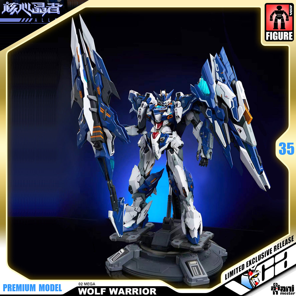 Animester Metal Alloy Structured 1/72 Crystal Envoy Unit 02 Walf Warrior Mega Mode Action Figure VCA Gundam Singapore