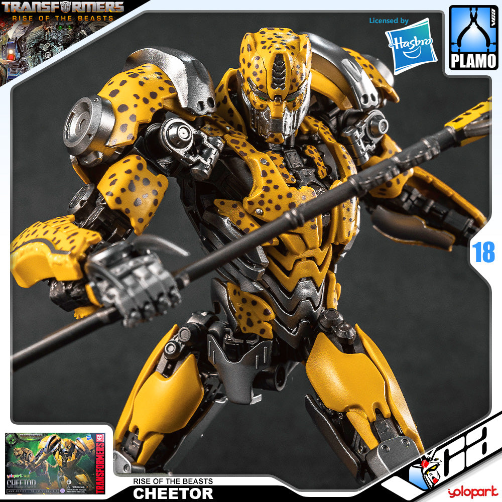 Yolopark AMK Cheetor Transformers Rise of the Beasts Plastic Assemble Action Figure Toy VCA Singapore Yolopark AMK Cheetor Transformers Rise of the Beasts Plastic Assemble Action Figure Toy VCA Singapore