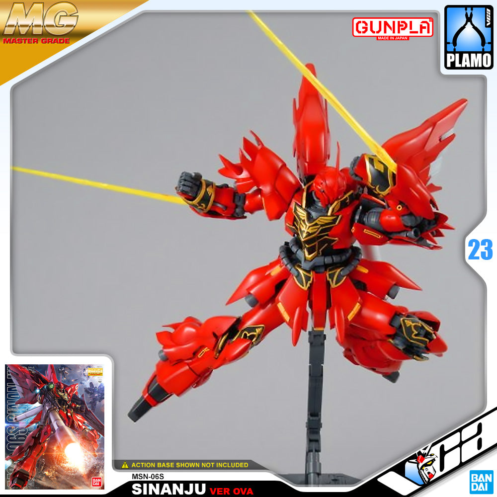Bandai Gunpla Master Grade 1/100 MG MSN-06S SINANJU Ver OVA Plastic Model Toy VCA Gundam Singapore Bandai Gunpla Master Grade 1/100 MG MSN-06S SINANJU Ver OVA Plastic Model Toy VCA Gundam Singapore